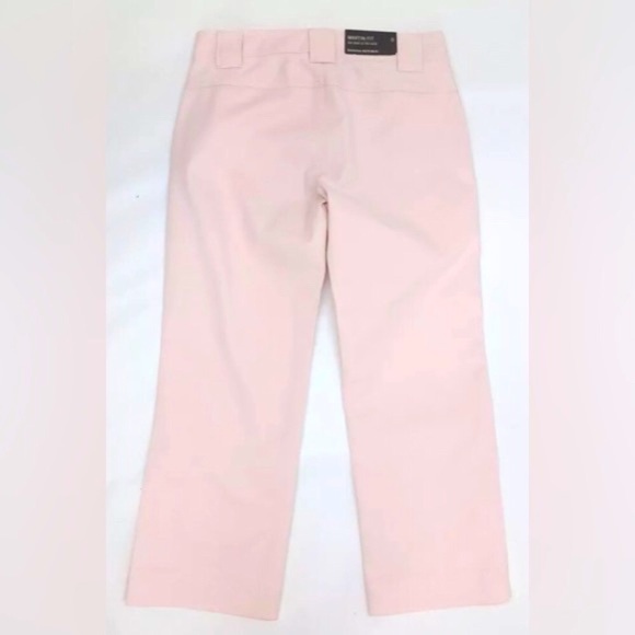 Bananas Republic Women’s Martin Fit Flare Stretch Blush Pink Capris - Picture 3 of 6
